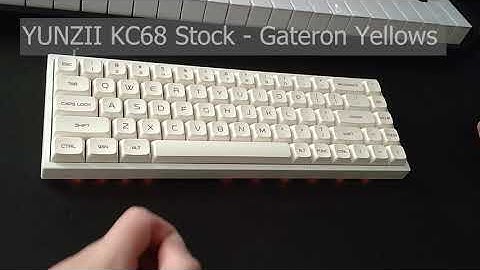 (A very bad) YUNZII KC68 Keyboard Modding Process