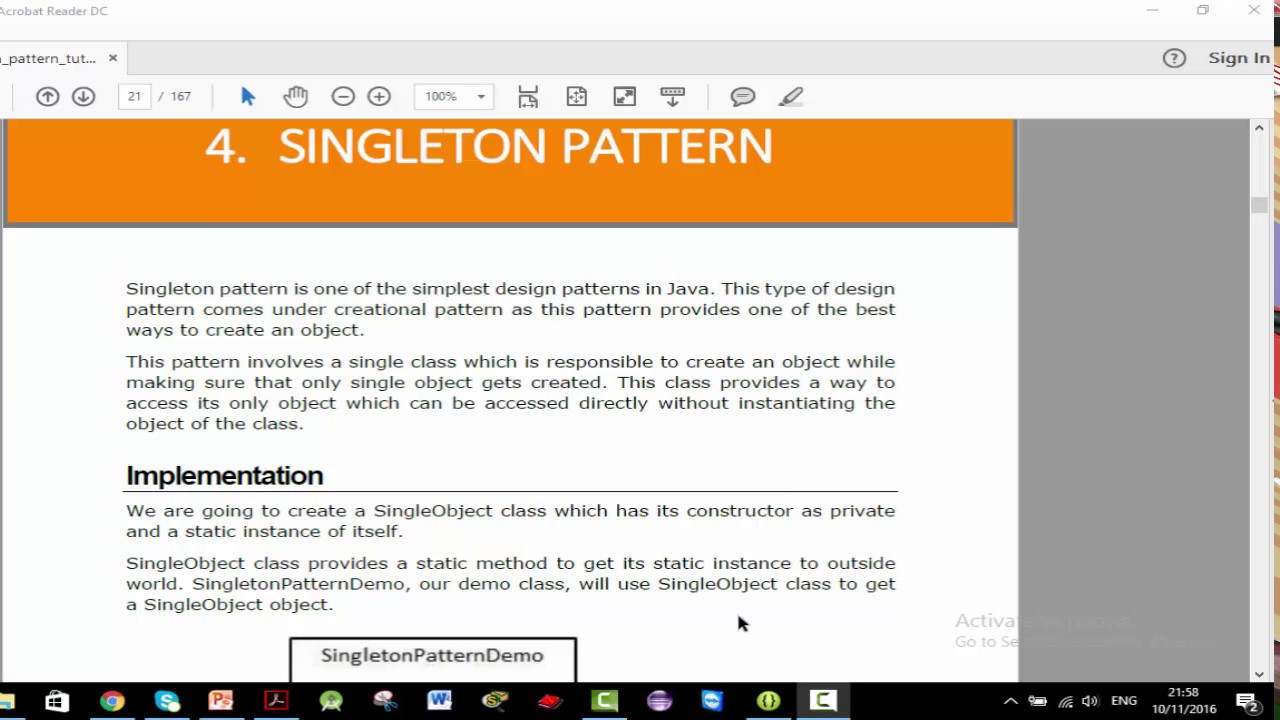Singleton Pattern In Java Best Ideas Singleton Pattern In Java Best Ideas