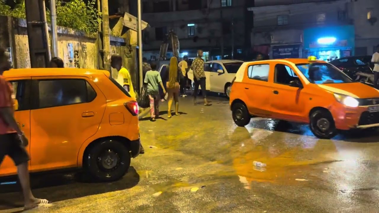 Night Light In Abidjan | La vie nocturne à Abidjan