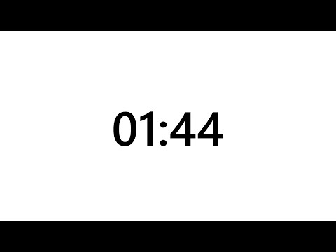 Timer for 1 minute and 44 seconds