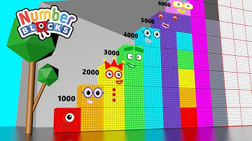 Numberblocks Comparison 20 000 Inside.? Standing Tall Numberblocks Number Pattern  Colorful Tetris