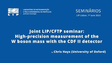 Joint LIP/CFTP seminar: High-precision measurement of the W boson mass with the CDF II detector
