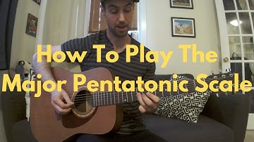How To Play The Pentatonic Scale Pattern 2 - Guitar Lessons Under 5 Minutes