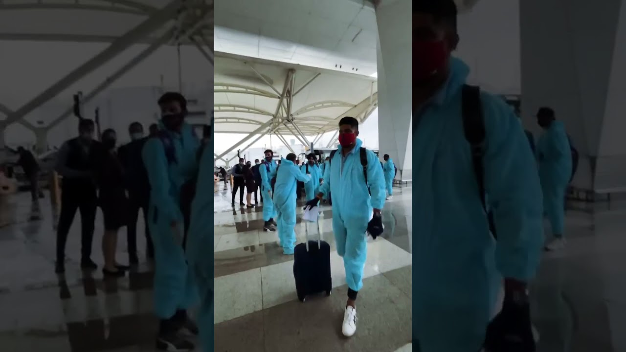 delhi capital team arrived in UAE 🇦🇪 from the rest of IPL 2021 || 