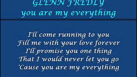 glenn fredly - you are my everything [lyric]