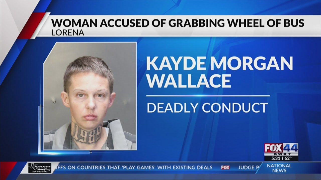 Woman accused of grabbing wheel of bus with passengers aboard