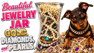 $30 jewelry jar was packed with great pieces! #jewelry #jewelryjar #mystery 