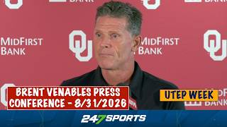 Oklahoma HC Brent Venables press conference (UTEP Week) - 8/31/2026