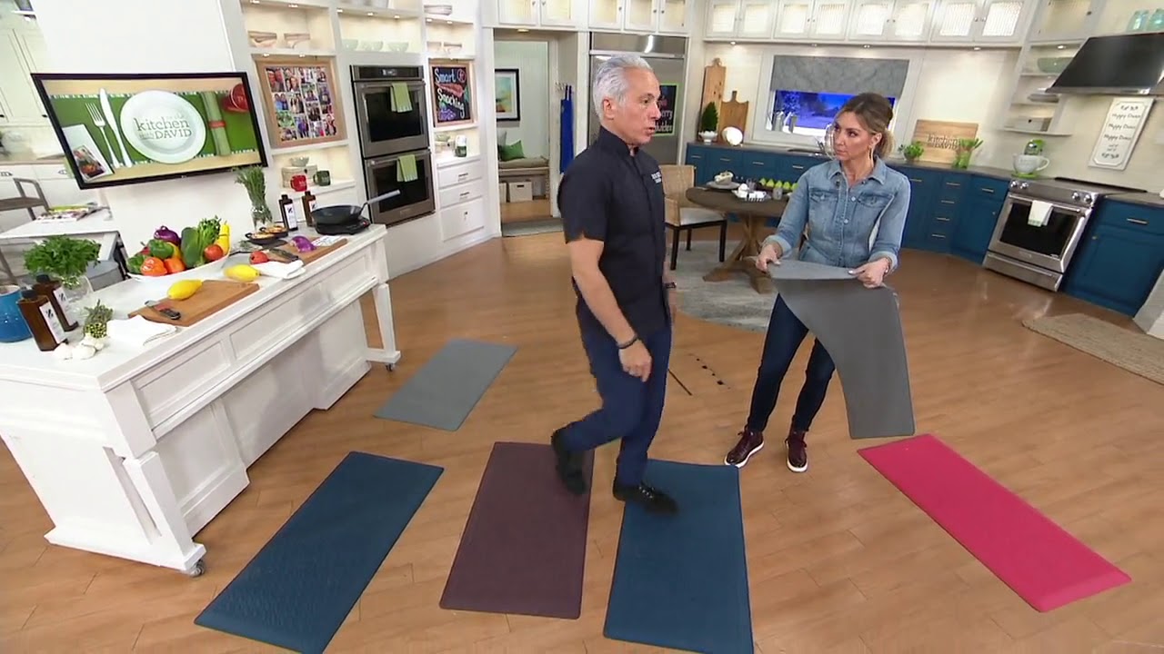 Geoffrey Zakarian Kitchen Comfort Mat on QVC YouTube