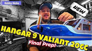 Hangar 9 Valiant 20cc Part 2: Wing Bags + Wingtip Lights Setup