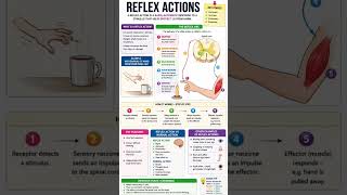 Reflex Action#Easy to learn#scienceshorts #biologyshorts #biology #science
