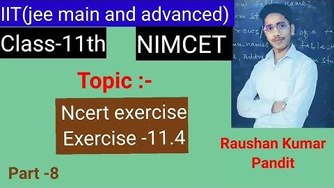 Ncert   exercise-11.4 class -11th |conic section