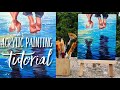 Acrylic Painting Tutorial - Couple Conversation | Paintastic Arts