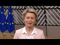 10.12.2020 - Ursula von der Leyen (englisch) - Brexit, MFR, EU-Anleihen, Rule of Law, Pandemie