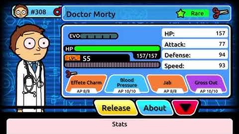 Pocket mortys gameplay 43 (doctor morty found in gf mortanic)