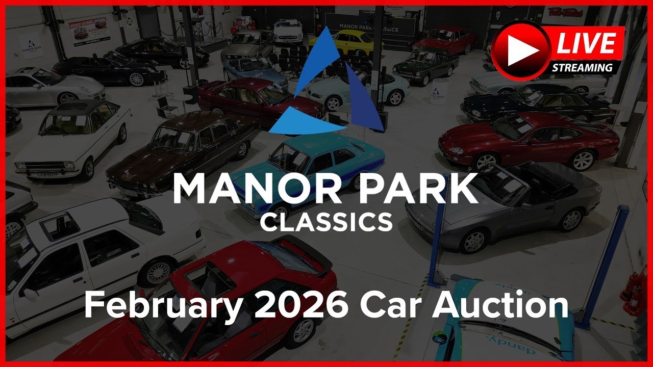 February Car Auction - 14th February 2026 Manor Park Classics