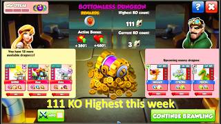 Pool 3 first week highest 111 KO | Ongoing brawl 2250 steeping stones | Neomico tyrant event