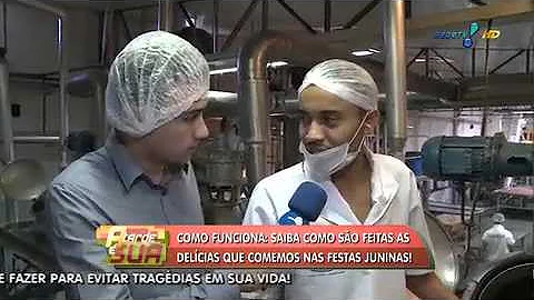 Como é feito paçoca industrial?