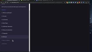 Self study - Javascript (Codecademy)