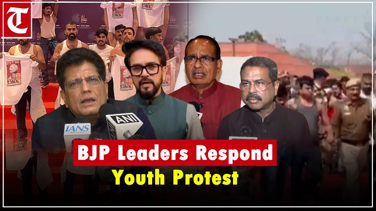 BJP leaders react as Youth Congress protests at Bharat Mandapam; stress peace and lawfulness