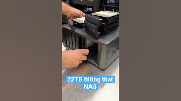 Phase two of testing. WD Gold 22TB in the Synology NAS.