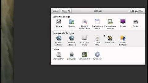VM Ware Fusion Settings for Windows 8 Developer Preview