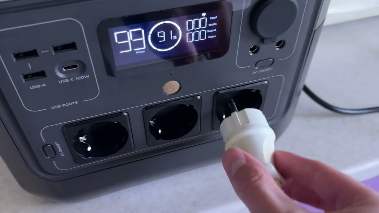 Живлення котла від зарядної станції ECOFLOW без перехідників