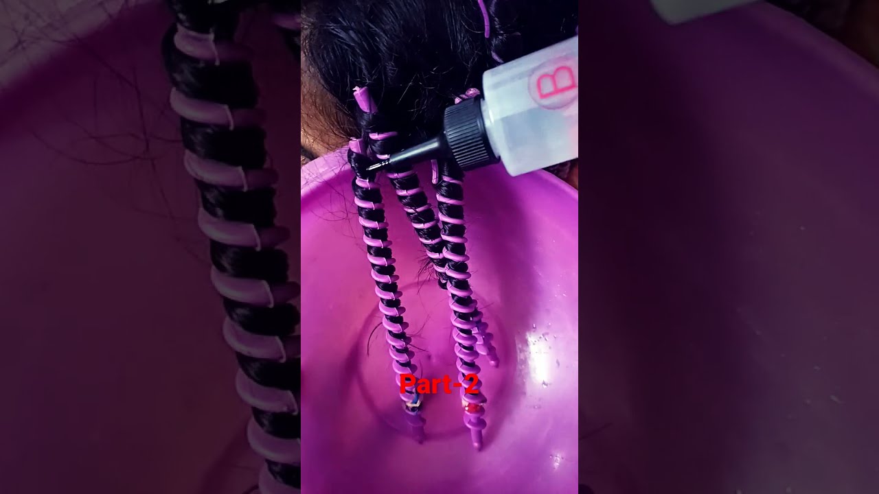 Parmanent Spiral Perm Part 2