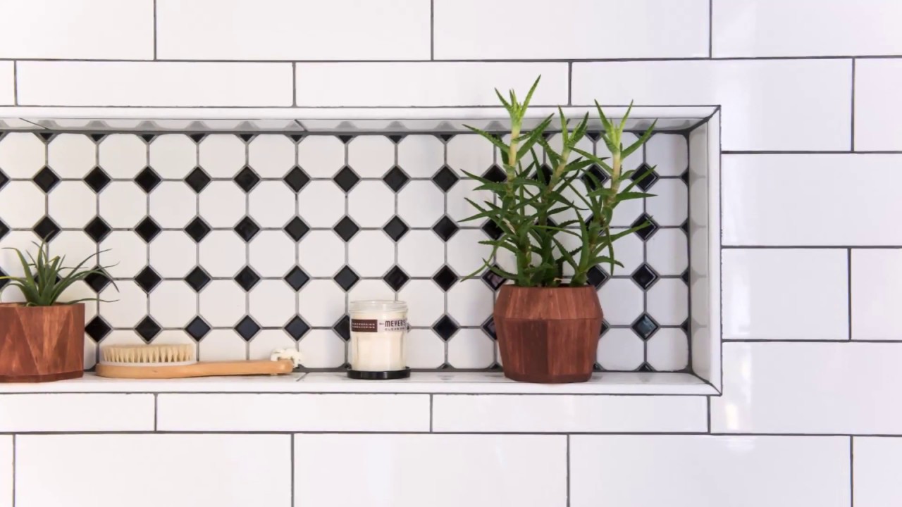 BATHROOM MAKEOVER - One Room Challenge - YouTube