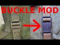 Buckle Mod - Install quick-release buckles in under a minute.