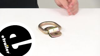 etrailer | Breaking Down the CargoSmart Anti-Rattle D-Ring Tie-Down Anchor