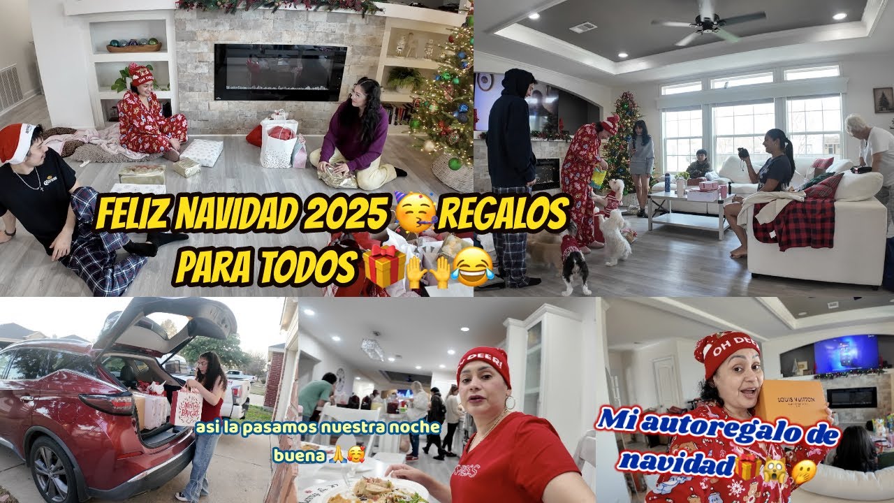 ASÍ RECIBIMOS LA NAVIDAD 🪅 2025 EN FAMILIA 🙏🥹 REGALOS 🎁 PARA TODOS 🙌🏼😜  