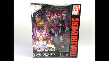 Transformers: Titans Return - Voyager ALPHA TRION w/ Sovereign