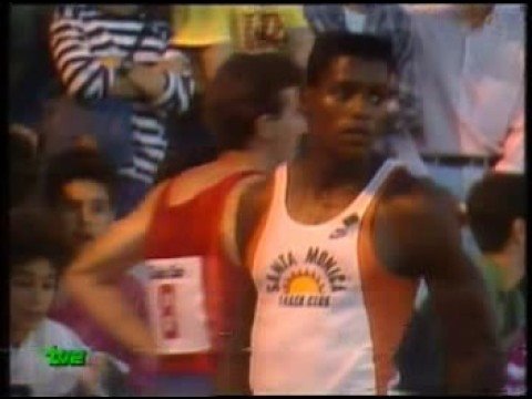 Carl Lewis, 19.92 (+1.28), Madrid 4-Jun-1987