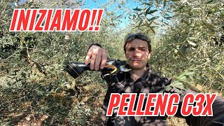 INIZIAMO A POTARE GLI OLIVI CON LE NUOVE FORBICI A BATTERIA C3X DELLA PELLENC!!