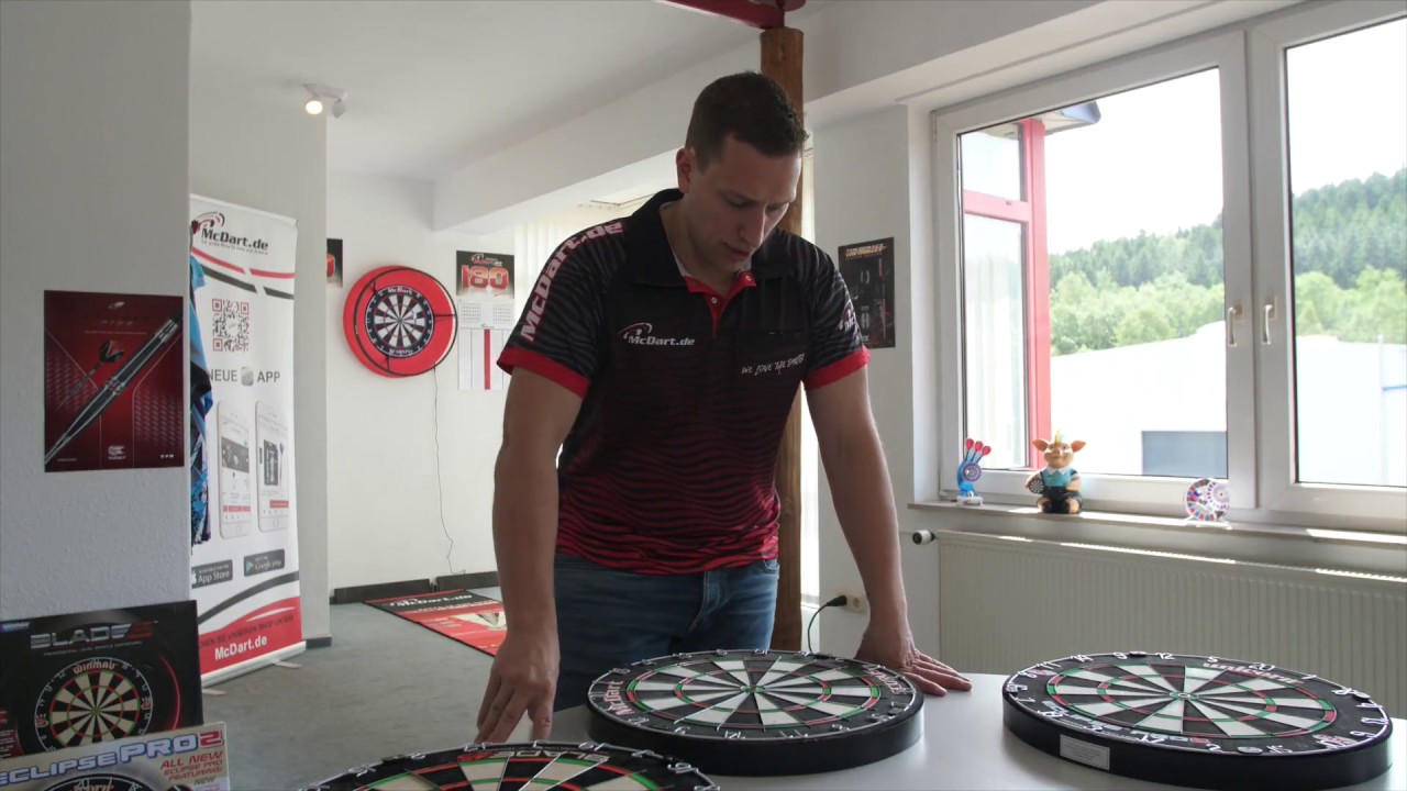 What S Dart 07 Steeldartboard Unpacking Und Drehen Der