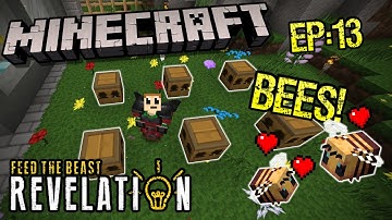 Minecraft FTB Revelation - Getting Started in Forestry Bees!