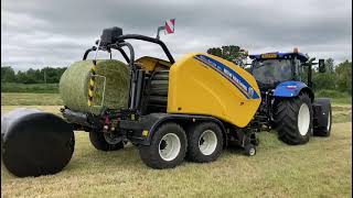 New Holland RB125 Combi Baler Out on Demo with Mike Quilter