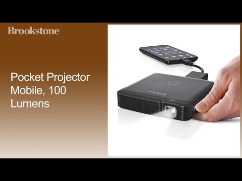 Pocket Projector Mobile  100 Lumens Complete How to Video