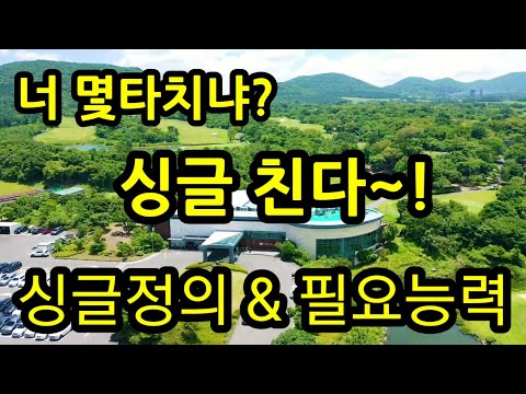 싱글골퍼? 샷, 퍼트, 어프로치 필요능력. 싱글골퍼 되는 방법 1탄.