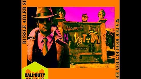 CoDMobile Russel Adler with Water Reflection Effect #Shorts