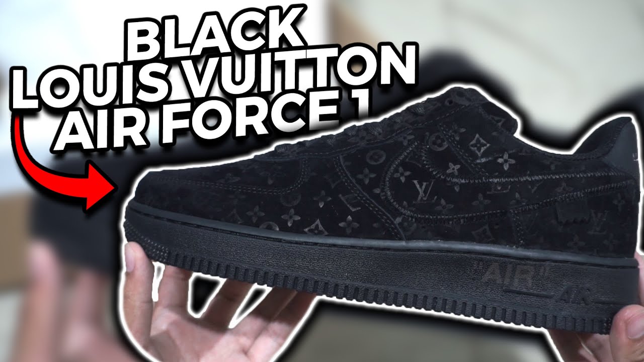Black Louis Vuitton x Air Force 1 ALT Review! 