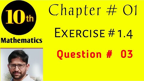 Class 10 maths chapter 1 Quadratic Equation| Exercise # 1.4  | Q.#. 03 | AHMED JAMIL