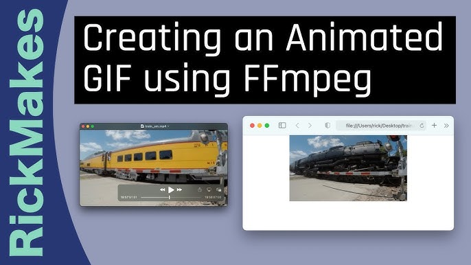 How to Convert MP4 Video file to GIF's using FFMPEG (FREE & EASY