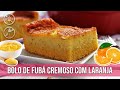 BOLO DE FUBÁ CREMOSO COM LARANJA SEM TRIGO SEM LEITE CONDENSADO