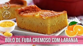BOLO DE LARANJA SEM GLUTEN COM FARINHA DE ARROZ