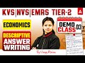 KVS/NVS Tier2 Economics Class | KVS TGT/PRT/PGT Economics | EMRS Economics Answer Writing Vimpy Mam