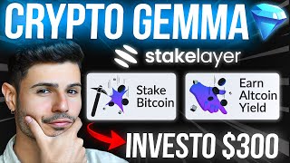 💎 *NUOVA*Crypto Gemma? PROGETTO INNOVATIVO (Restake di $BTC) Di cosa si tratta?