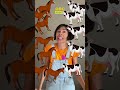 Christina has a lot of HORSES🐎 and COWS🐮 😅😯 #123andres #kidsvideo #kidssong #kidsmusic #kids #fun