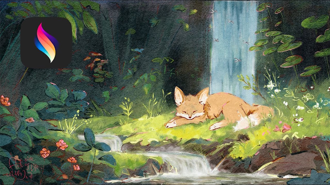 My first Procreate Dreams Animation #procreatedreams - YouTube